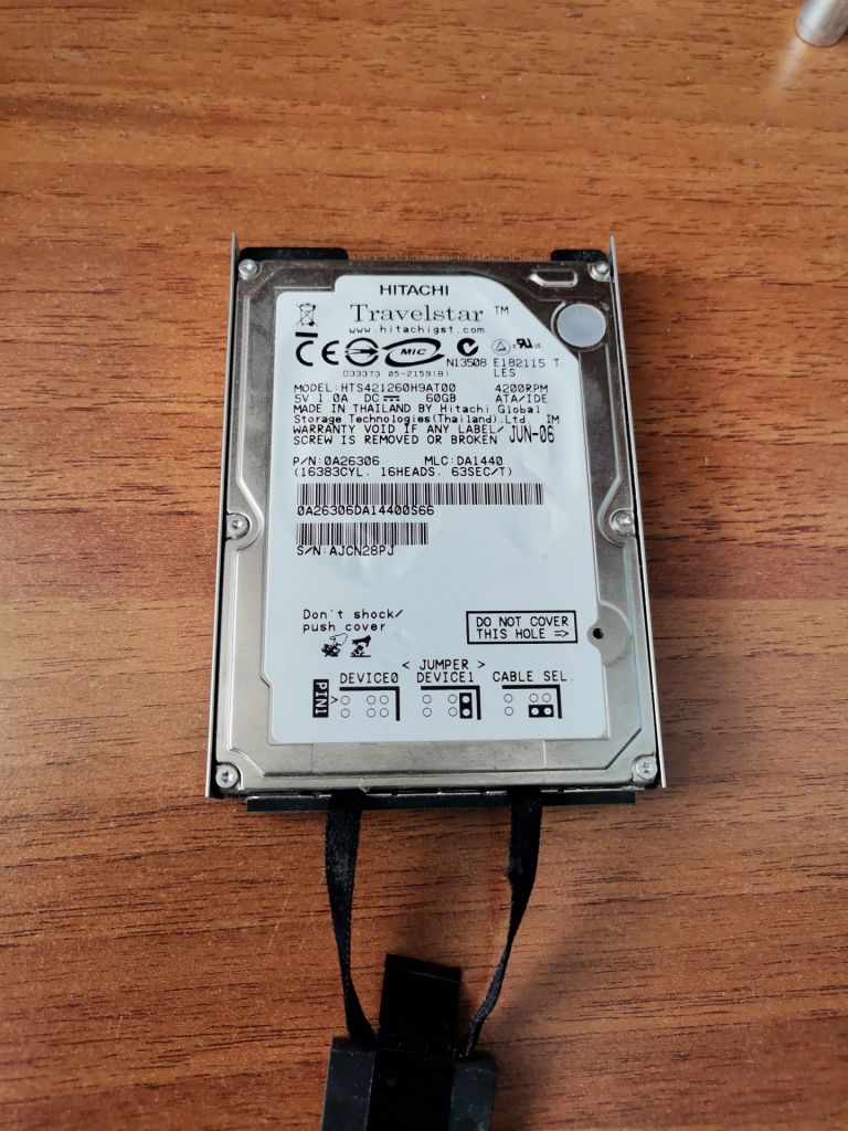 Жесткий диск IDE 2,5 ноутбука Hitachi HTS421260H9AT00 60Gb - фото фото фото 0