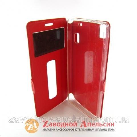 Чехол книга Lenovo A7000 K3 Note Smart Case red - фото фото фото 2