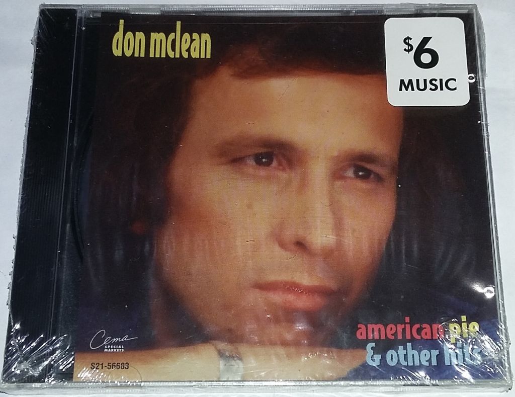 DON McLEAN American Pie &amp; Other Hits CD US  Запечатаний. - фото фото фото 0