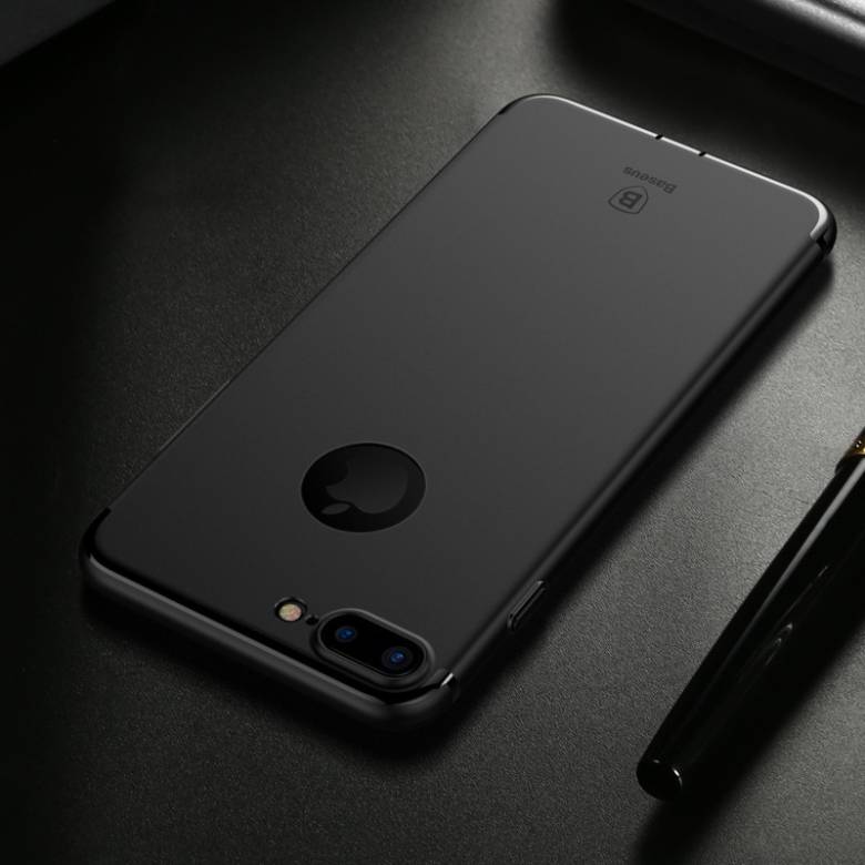 Чехол Baseus для iPhone 8 Plus/7 Plus Simple Solid Black (ARAPIPH7P-MS01) - фото фото фото 2