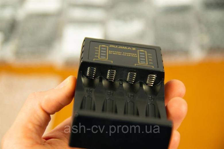 Зарядний пристрій для акумуляторів, PujiMax, PJ-N4008, USB, AA, AAA - фото фото фото 2
