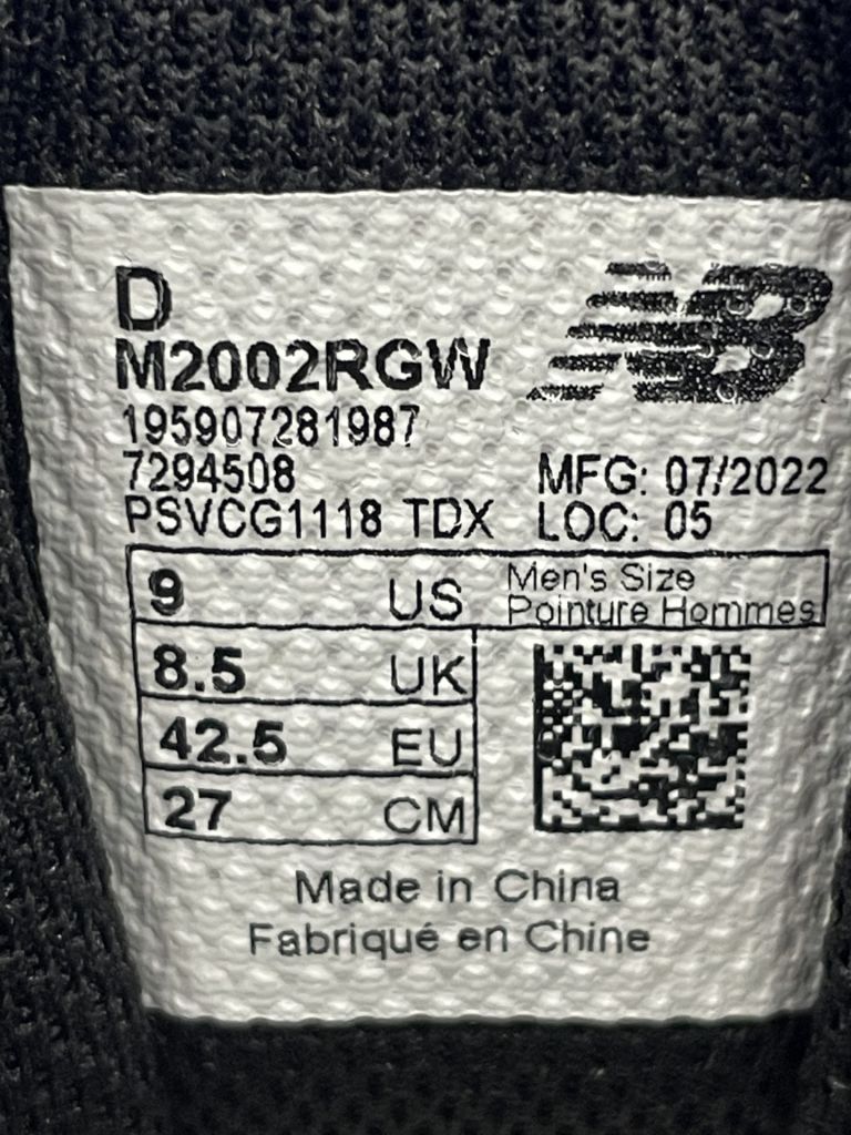 Кроссовки New Balance M2002RGW  (US 9) - фото фото фото 6