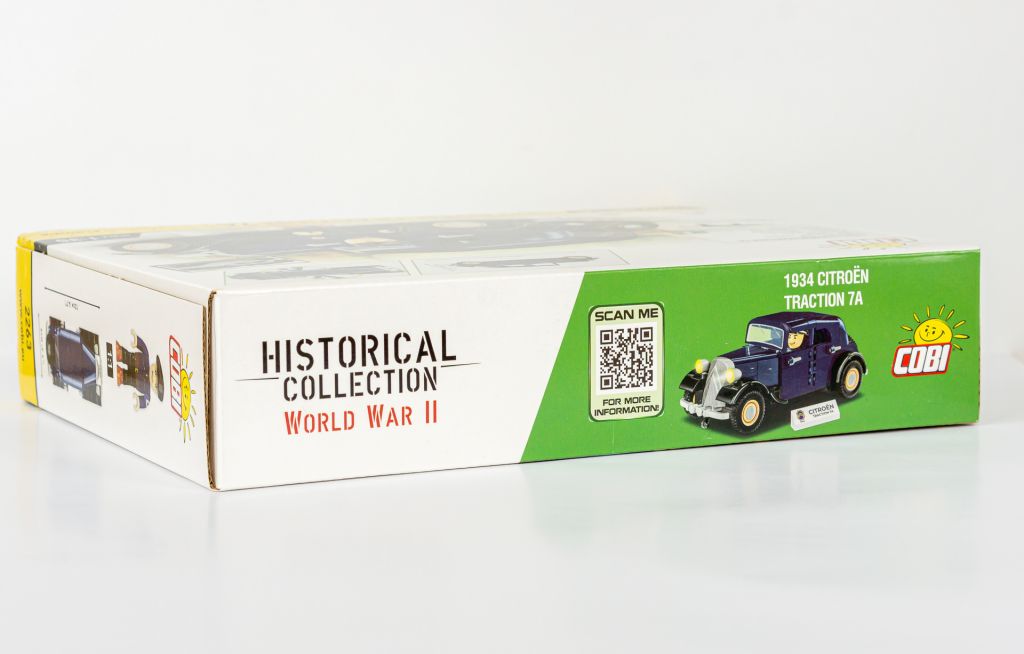 1:35 Citroen Traction 7A 1934, Cobi Historical Collection #2263 - фото фото фото 2