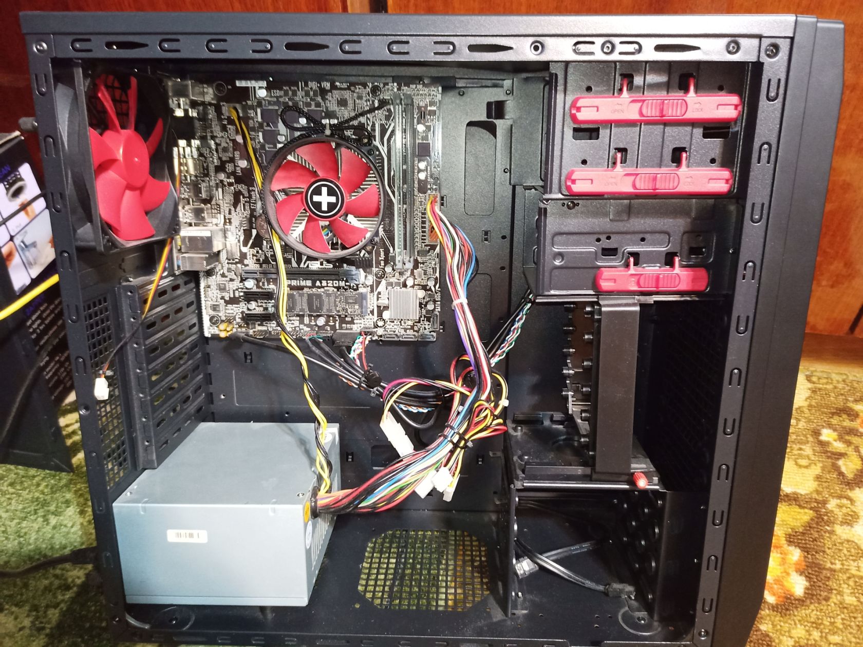сокет  АМ4    материнка ASUS Prime A320M-K +  корпус + кулер + 8ГБ dd4 + блок живлення - фото фото фото 0