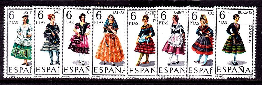 Испания  1967 - 1968 г MNH - костюмы - фото фото фото 0