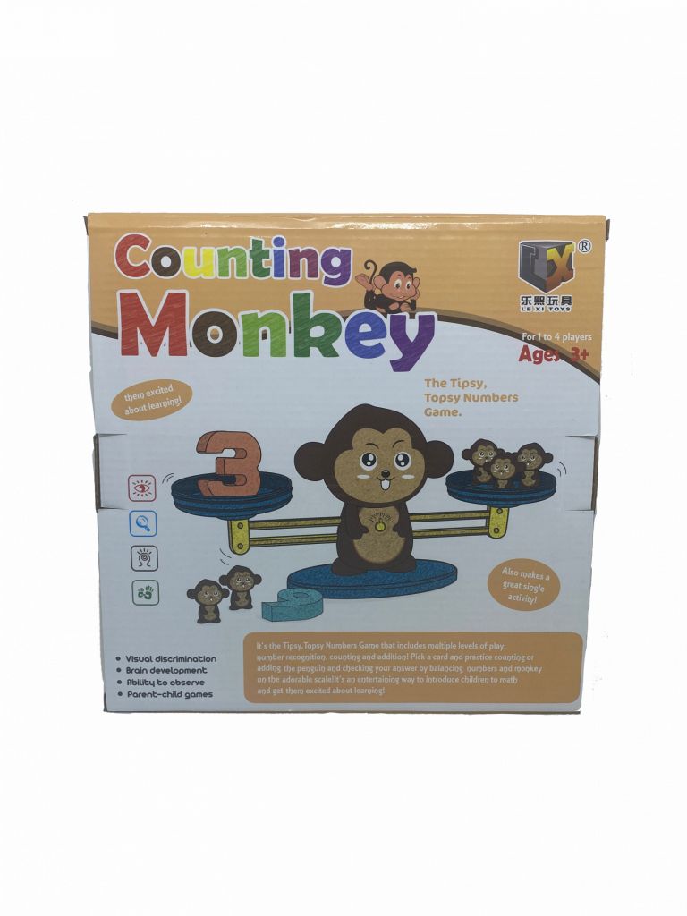 Обезьянка весы с цифрами игра развивающая детская математическая Caunting Monkey - фото фото фото 6
