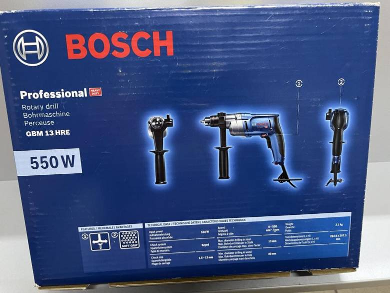 Дрель Bosch Professional GBM 13 HRE (0601049603) Новая! - фото фото фото 3