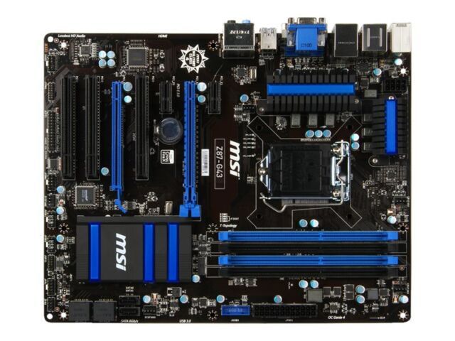 MSI ZH87-G43   (s1150, Intel Z87, PCI-E 3.0x16) - фото фото фото 0