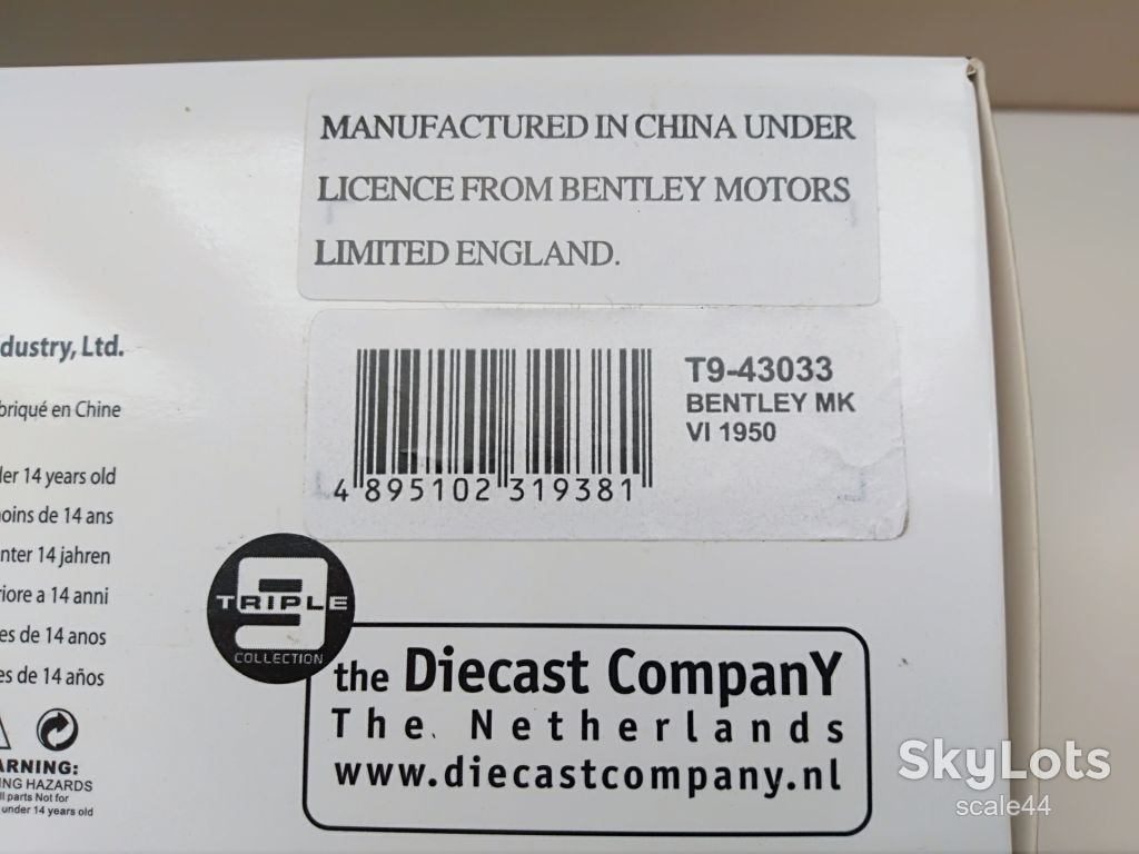 Bentley MK6 1950.Triple.1/43 - фото фото фото 5