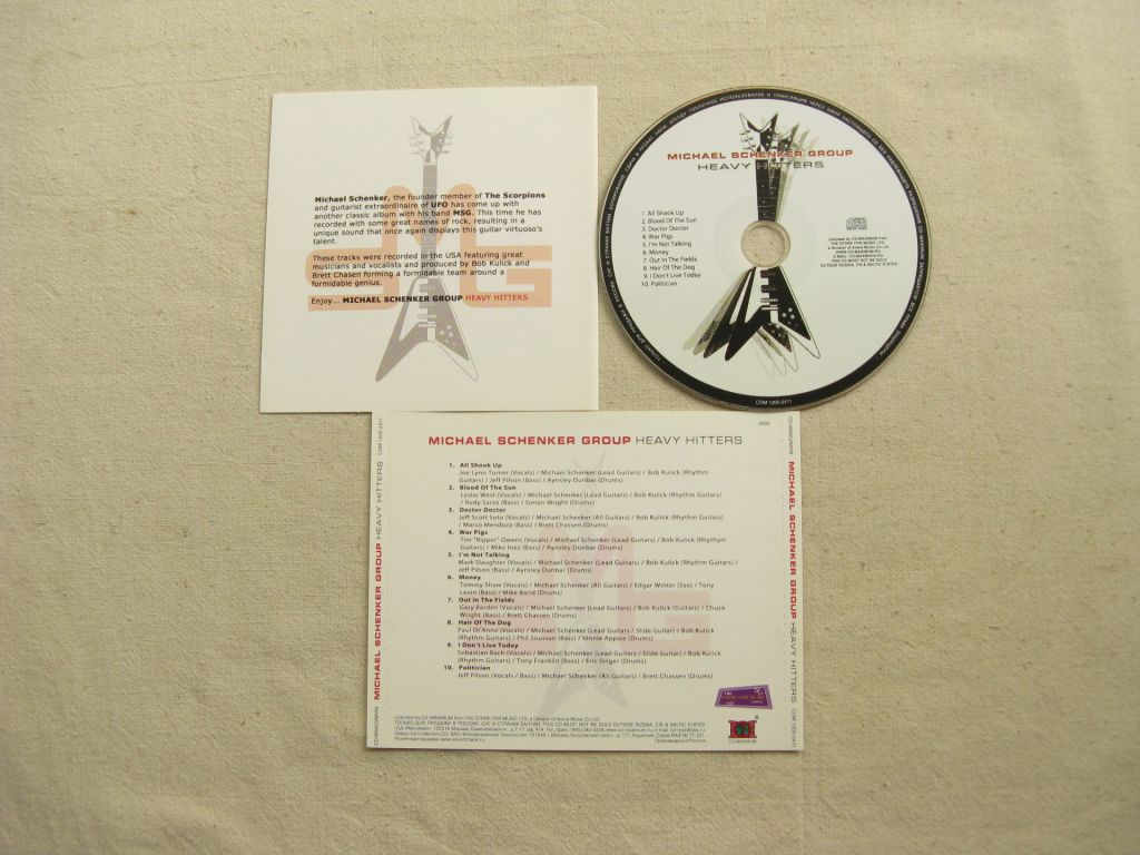 CD Scorpions Family. Michael Schenker Group. Heavy Hitters. 2005. - фото фото фото 2