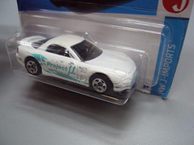 Машинка модель автомобіль Hot Wheels white 95 Mazda RX-7 project біла мазда №19047с - фото фото фото 1