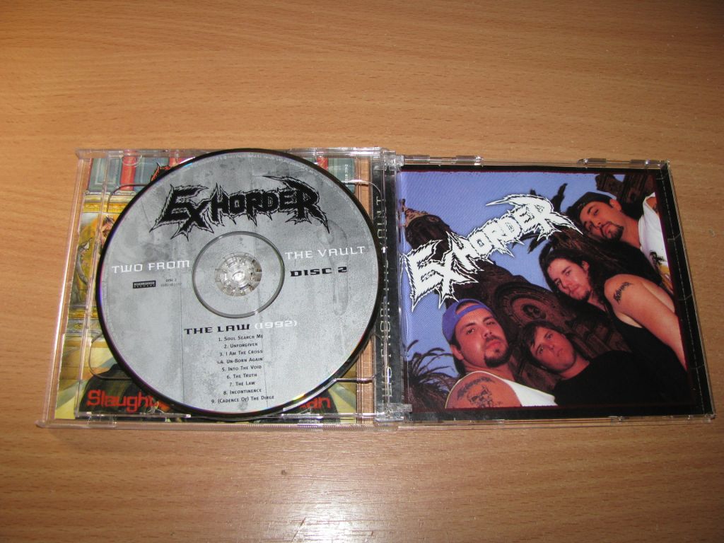 EXHORDER - Slaughter In The Vatican / The Law  (2003 Roadrunner 2CD,USA) - фото фото фото 1