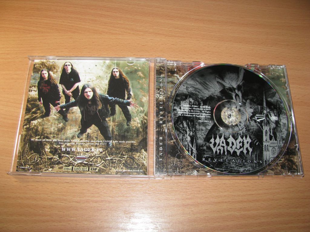 VADER - Revelations   (2002 Metal Blade 1st press,USA) w Bonus track - фото фото фото 1