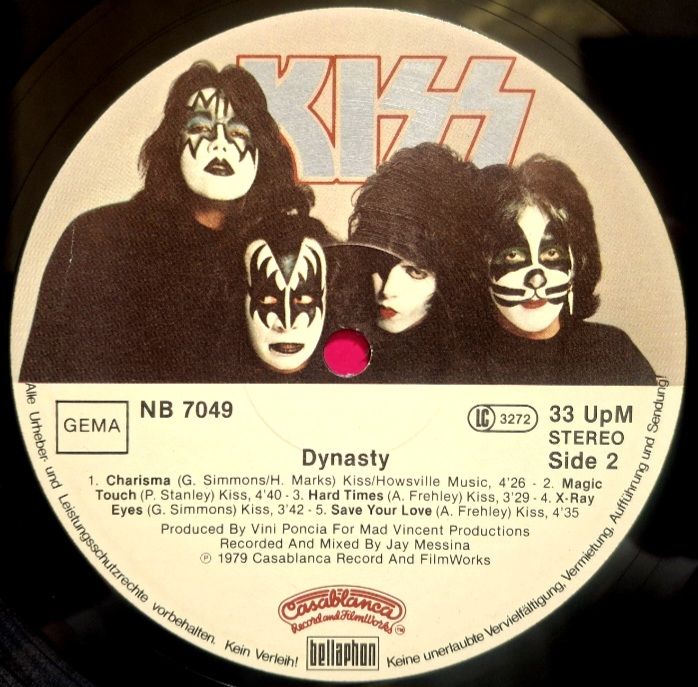 Kiss - Dynasty - 1979.  (LP). 12. Vinyl. Пластинка. Germany. - фото фото фото 5