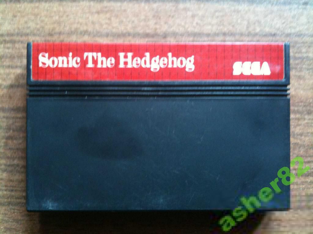 Игра на Sega Master System "Sonic The Hedgehog"     (PAL) - фото фото фото 0