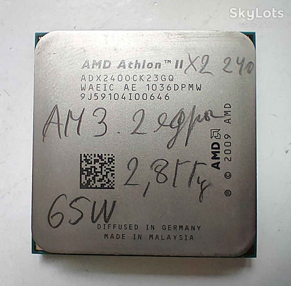Процесор AMD Athlon II X2 240 2.8GHz ADX2400CK23GQ Socket AM3 AM2+ - фото фото фото 0