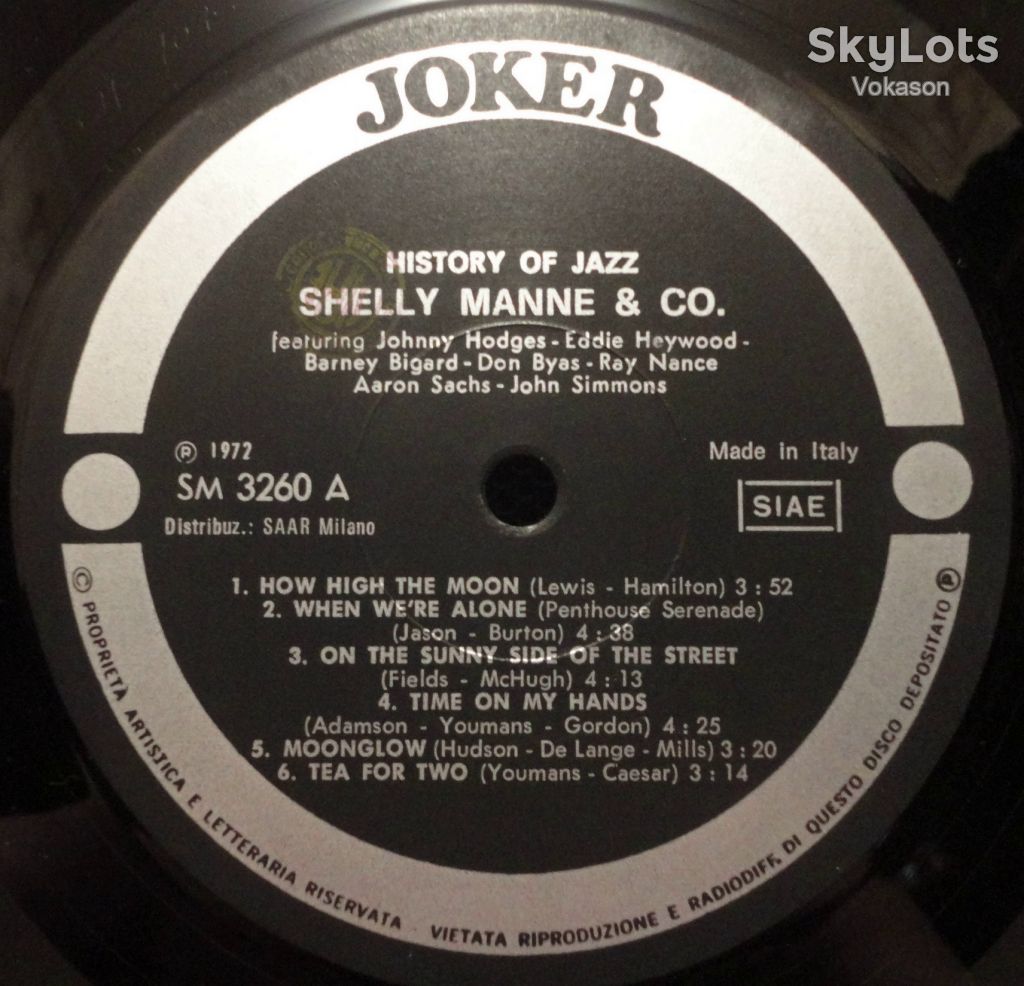 Shelly Manne – Shelly Manne &amp; Co  NM/NM - фото фото фото 3