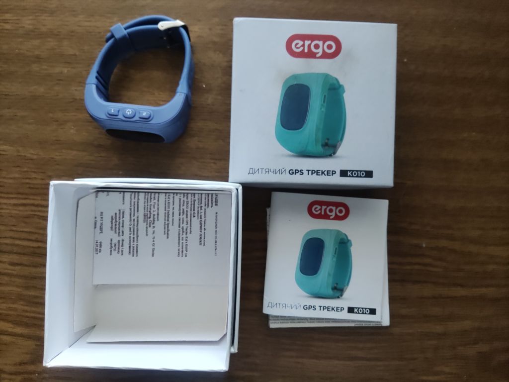 Дитячий смарт-годинник із GPS-трекером Ergo GPS Tracker Kid`s K010 - фото фото фото 0