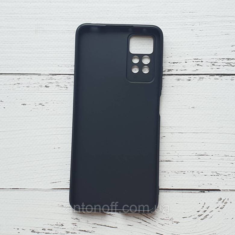 Чохол для Xiaomi Redmi Note 11 Pro силіконовий, чорний - фото фото фото 1