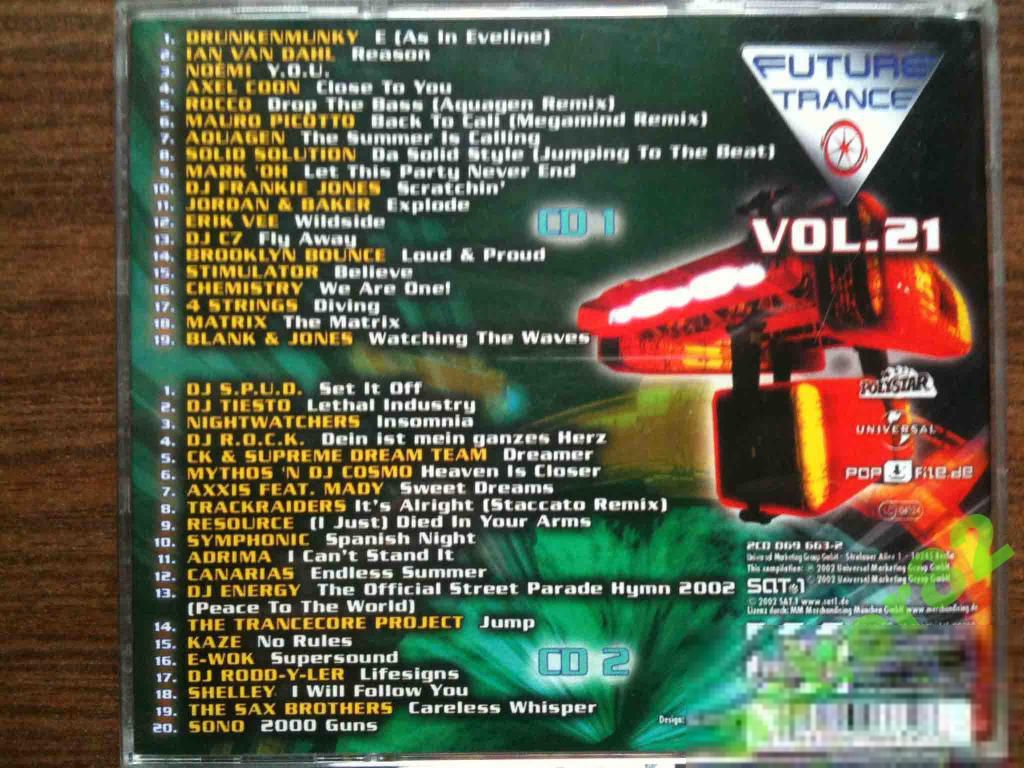 Музыкальный CD "Future Trance Vol.21"      (2 CD) - фото фото фото 1