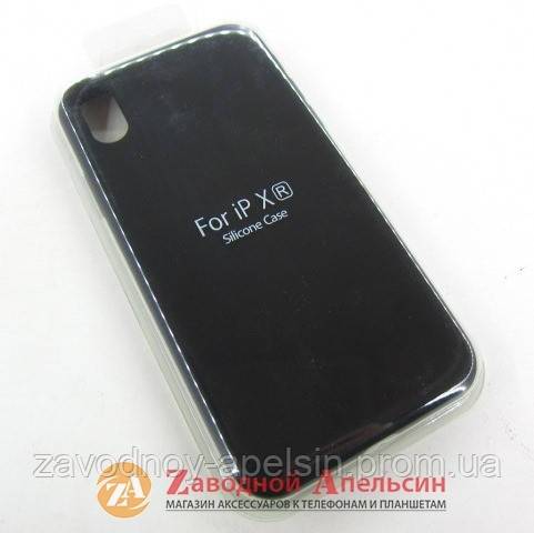 IPhone XR силиконовый чехол Grand black - фото фото фото 1