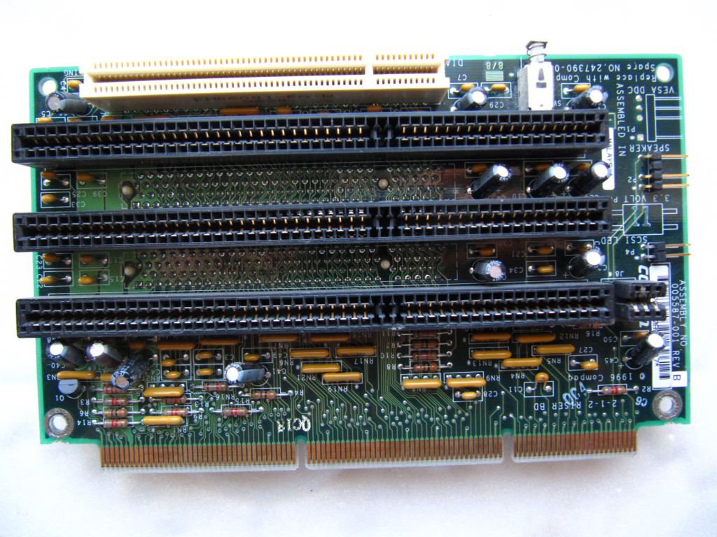 Комплект Compaq DeskPro сокет 7: материнка, рейзер, відеопам'ять - фото фото фото 9