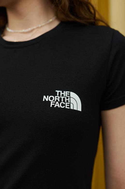 Женская футболка TNF черная - фото фото фото 1