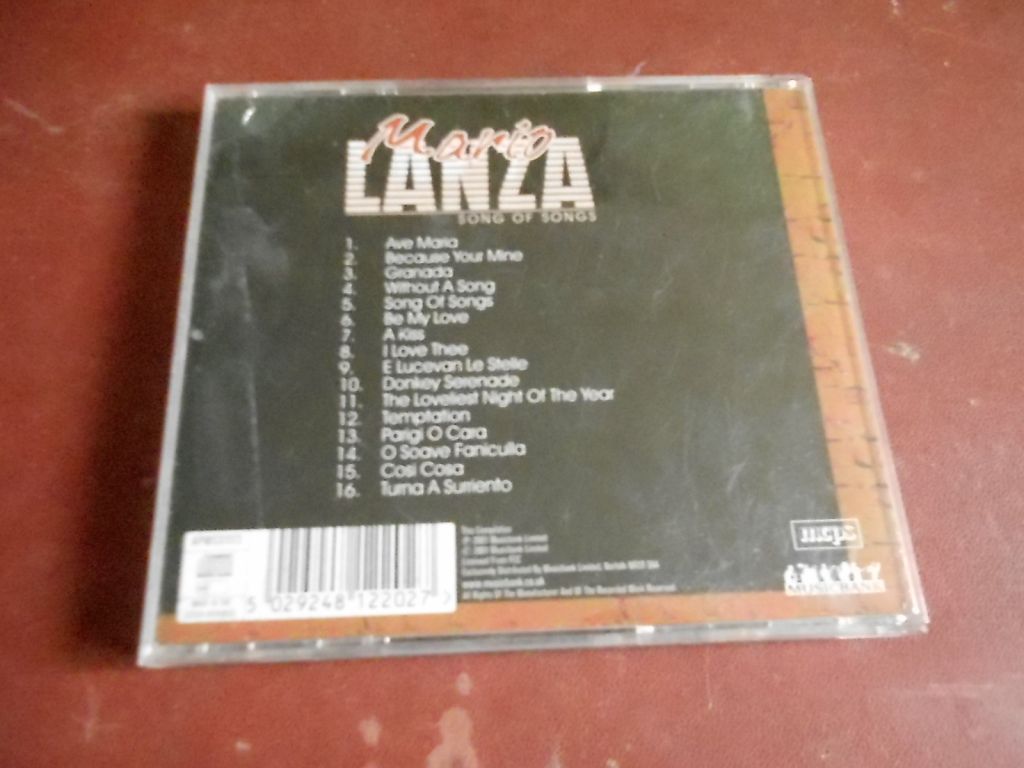 Mario Lanza Song Of Songs CD б/у - фото фото фото 1