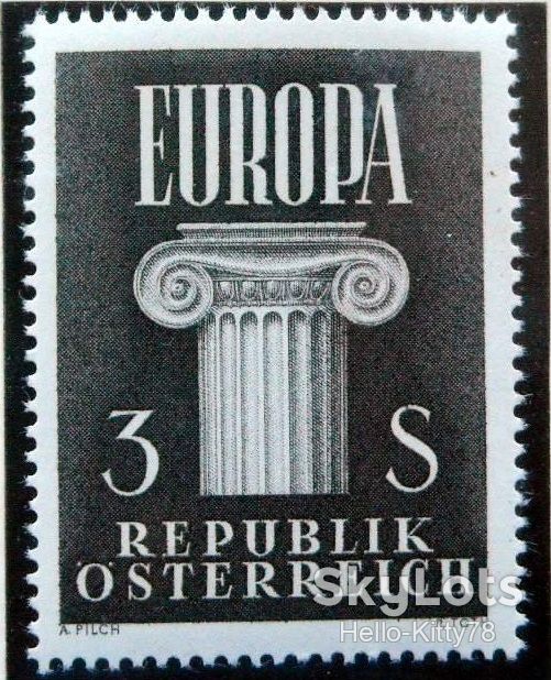 Австрия 1960 Европа СЕРТ Mi 1081 MNH - фото фото фото 0