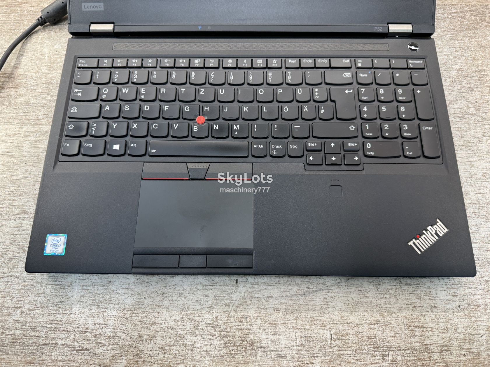 ноутбук lenovo p52-intel core i7-8850h-32gb ram ddr4-nvidia quadro p2000-4gb-№ss216 - фото фото фото 2