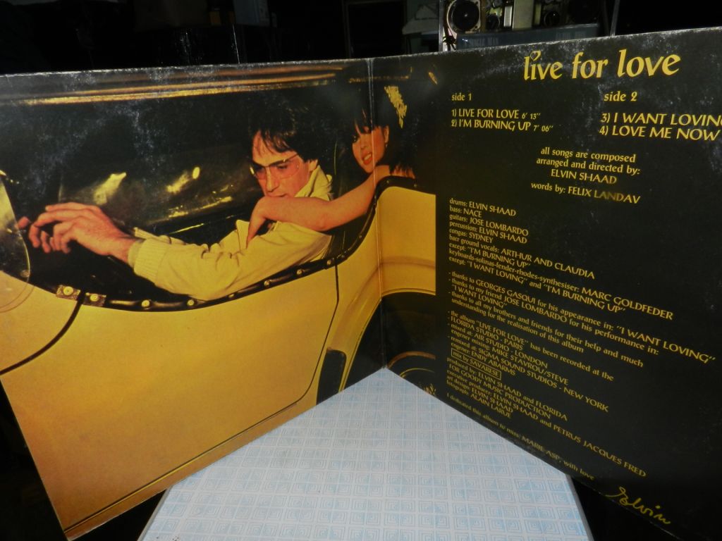 LP  Elvin Shaad - Live for Love - фото фото фото 1