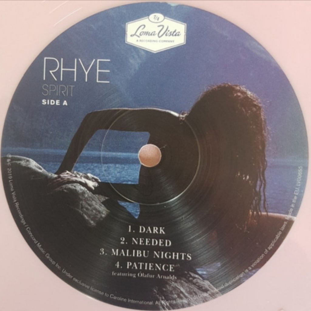 Rhye - Spirit - 2019.    (LP). 12. Colour Vinyl. Пластинка. Europe. S/S - фото фото фото 6