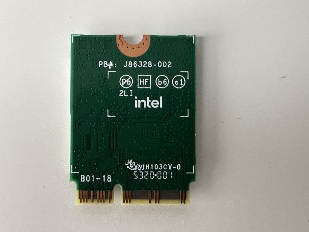 Модуль Wi-Fi Intel AX201NGW    (Killer 1650i) Original - фото фото фото 1