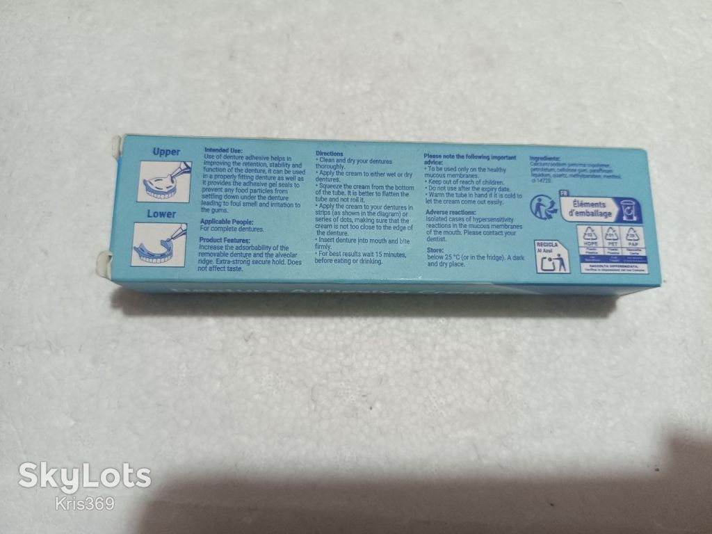 Крем для фіксації зубних протезів Rident Denture Adhesive Cream  (40 г) - фото фото фото 4