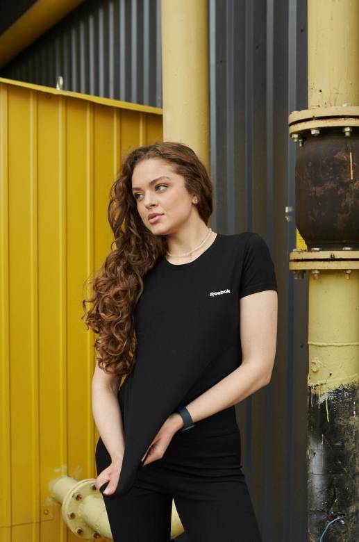 Женская футболка Reebok черная - фото фото фото 7