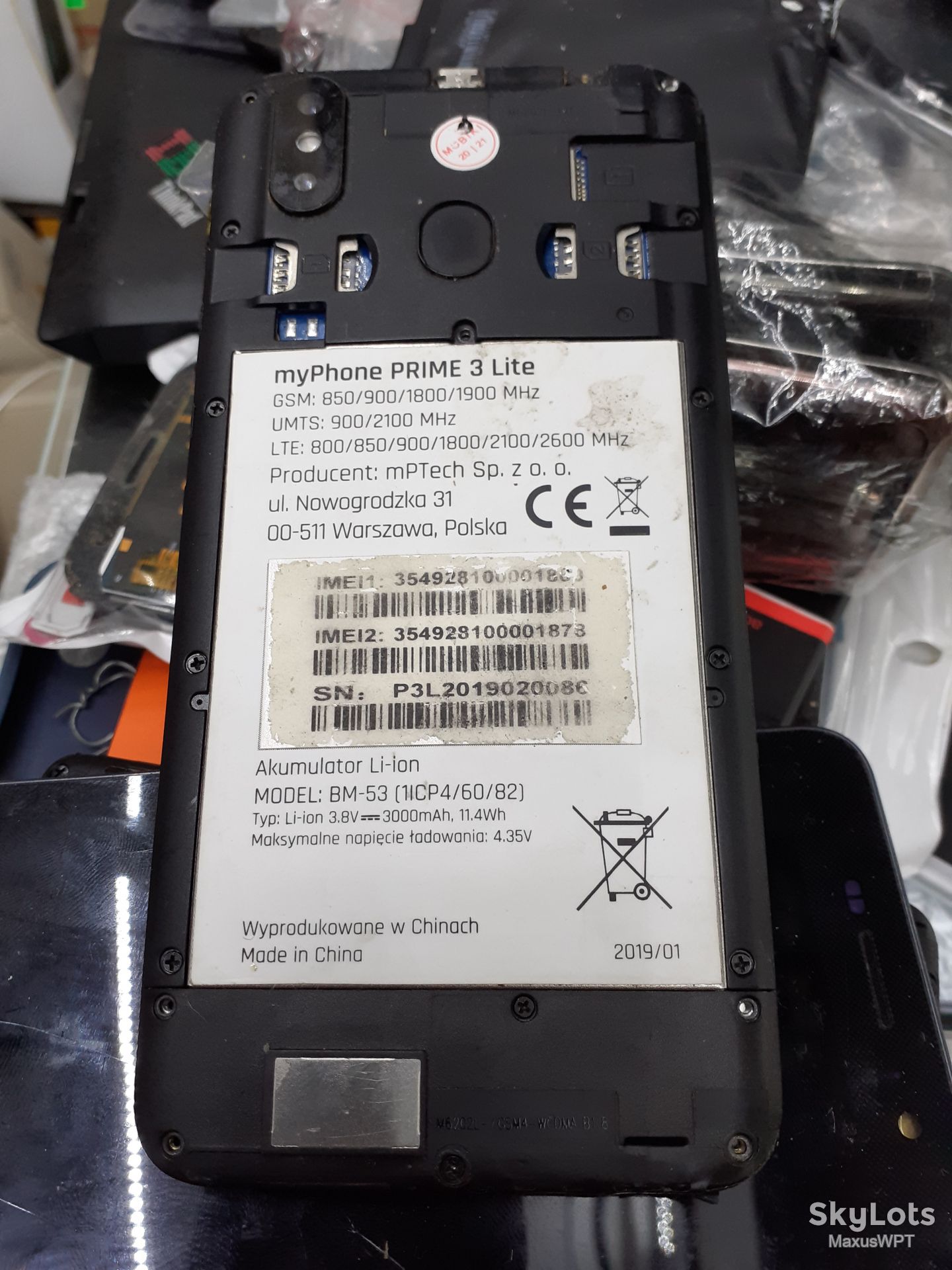 Sklad MyPhone M3 Prime Lite Black - фото фото фото 4
