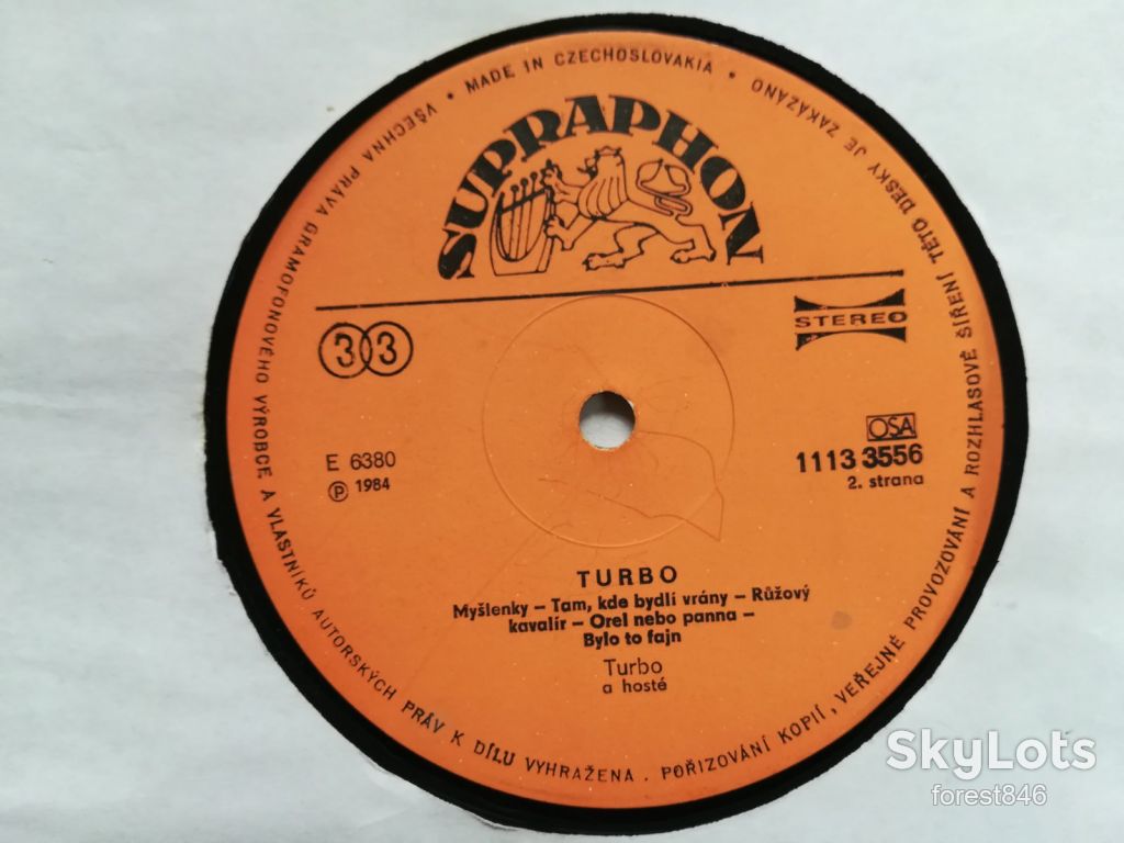 Turbo  (лам. конв.)  (3)-Ex., Чехословакия - фото фото фото 4
