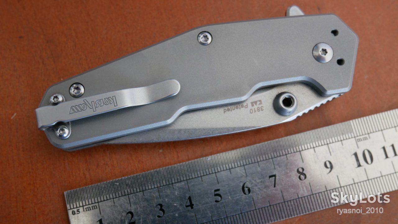 Kersh Dimension®  3810, 8Cr13MoV Stonewash, Titanium, OEM, SpeedSafe® Assisted Opening, EDC - фото фото фото 9