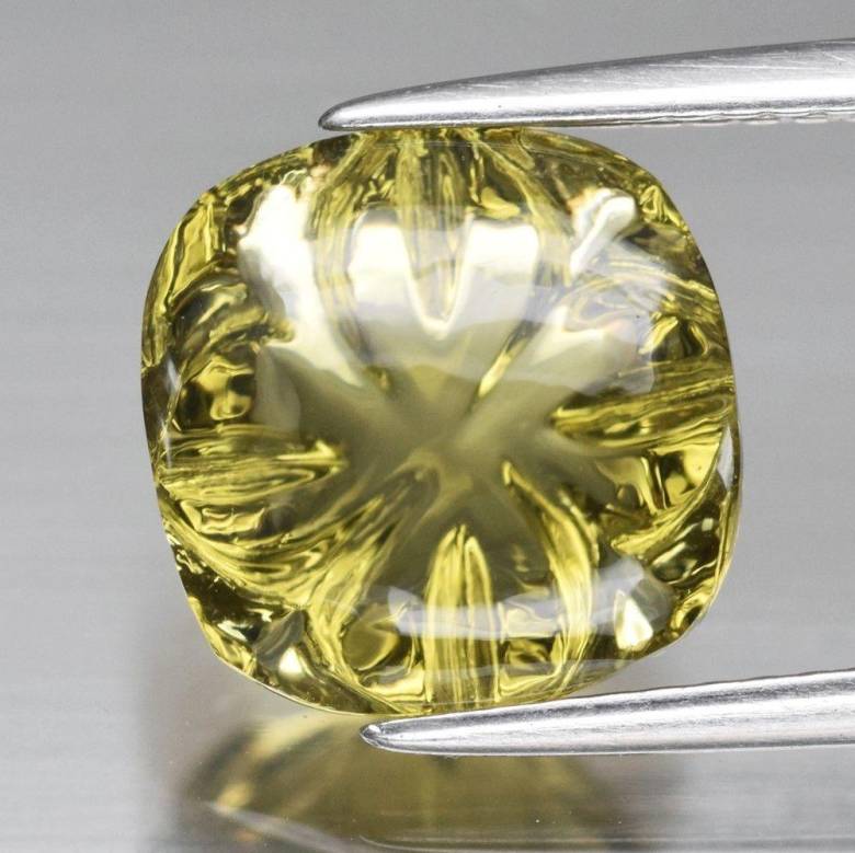 Натуральный  цитрин 4.02ct 10mm - фото фото фото 0