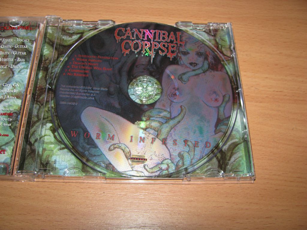 CANNIBAL CORPSE - Worm Infested    (2002 Metal Blade 1st press,USA) - фото фото фото 2