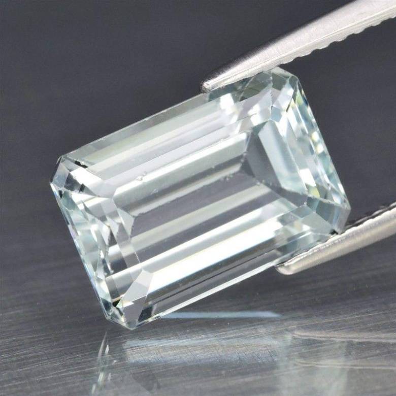 Аквамарин октагон 4.64ct  11.7 x 8mm - фото фото фото 0