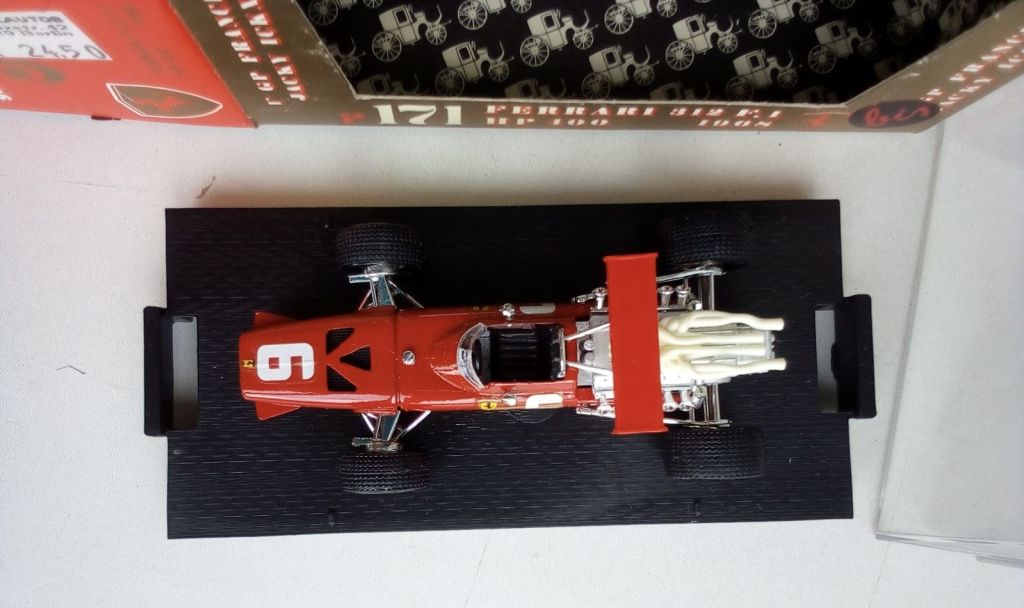 Brumm FERRARI - F1  312 N 6 FRANCE GP 1968 C.AMON 1/43 - фото фото фото 8