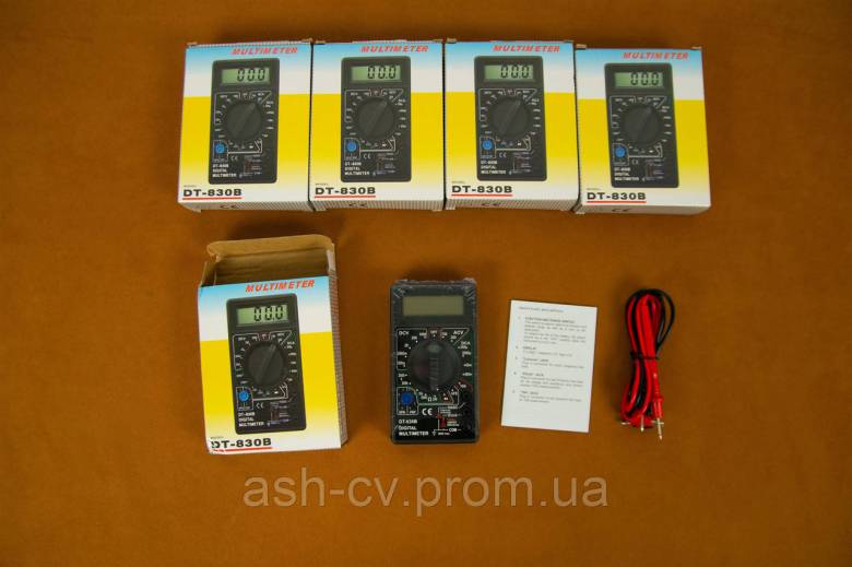 Мультиметр тестер DT-830B Black (з Німеччини) - фото фото фото 1