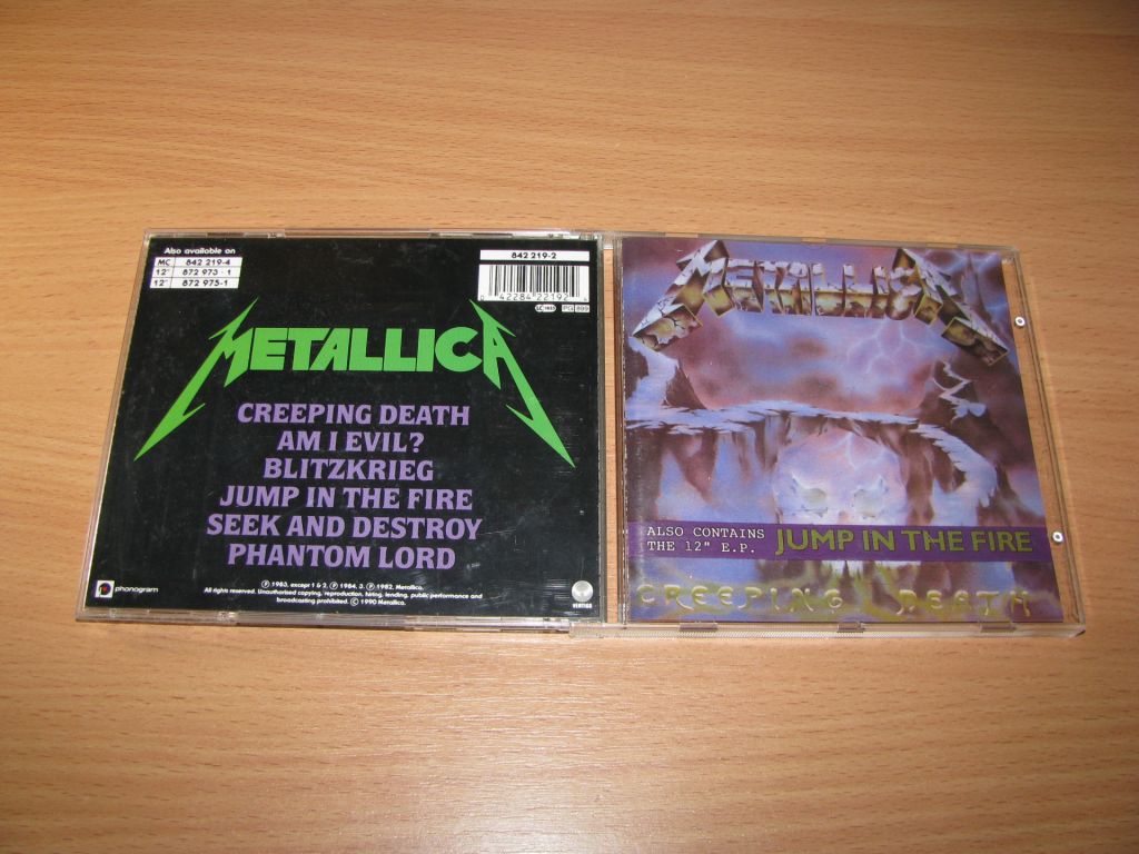 METALLICA - Creeping Death /Jump In The Fire  (1990 Vertigo 1st press,W.Germany) - фото фото фото 0