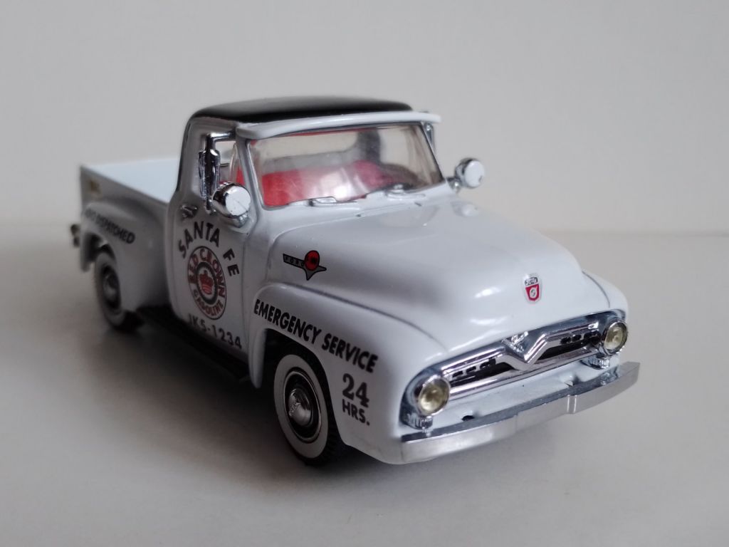 1955 Ford F100 Red Crown Emergency Service. Matchbox YRS06-M. 1/43 -3149- - фото фото фото 1