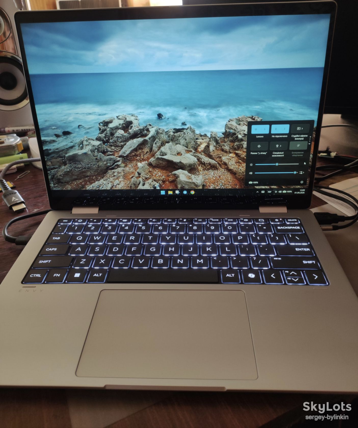 HP Envy X360. Ryzen 5, 8640hs/ 16 ddr5/ 256 M2/  14 IPS touch - фото фото фото 0