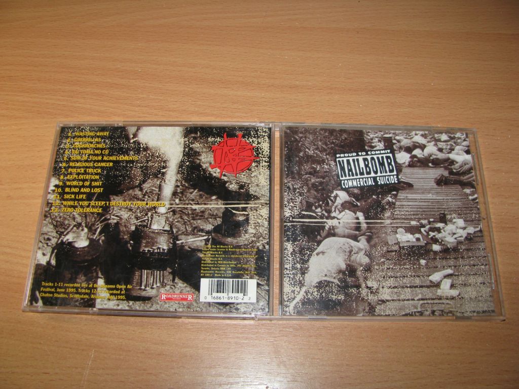 NAILBOMB - Proud To Commit Commercial Suicide  (1995 Roadrunner,1st press,USA) - фото фото фото 0