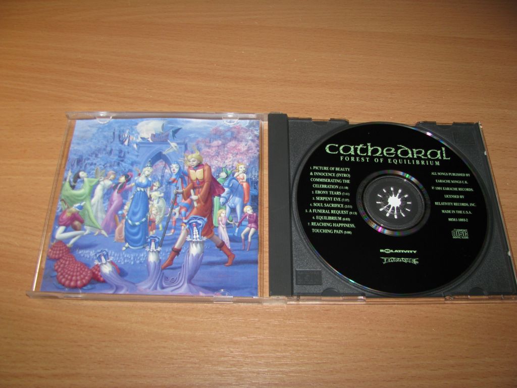 CATHEDRAL - Forest Of Equilibrium  (1992 Relativity 1st press,USA) - фото фото фото 1