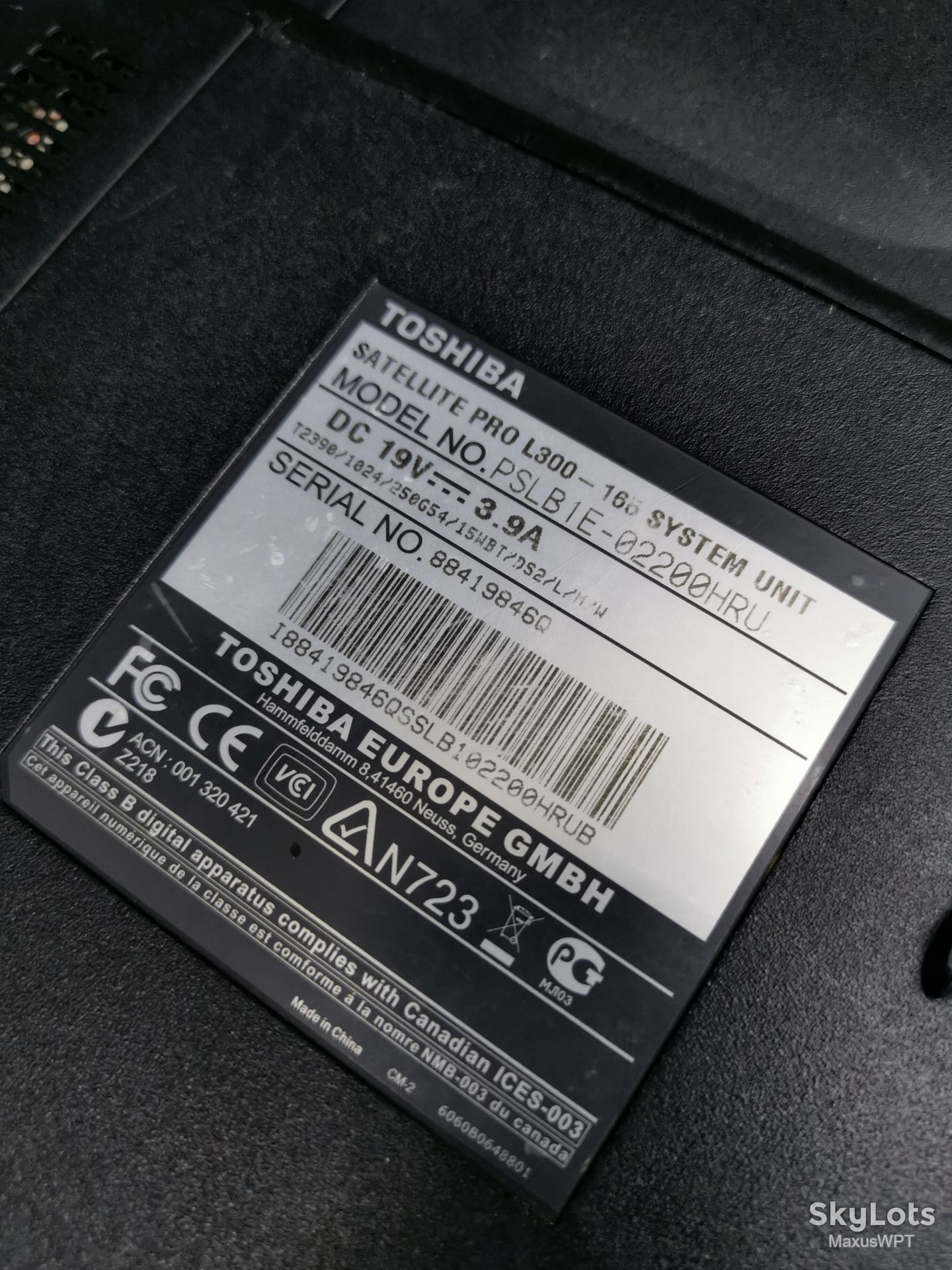 Sklad ноутбук  Toshiba Satelite L 300 Pro gray - фото фото фото 4