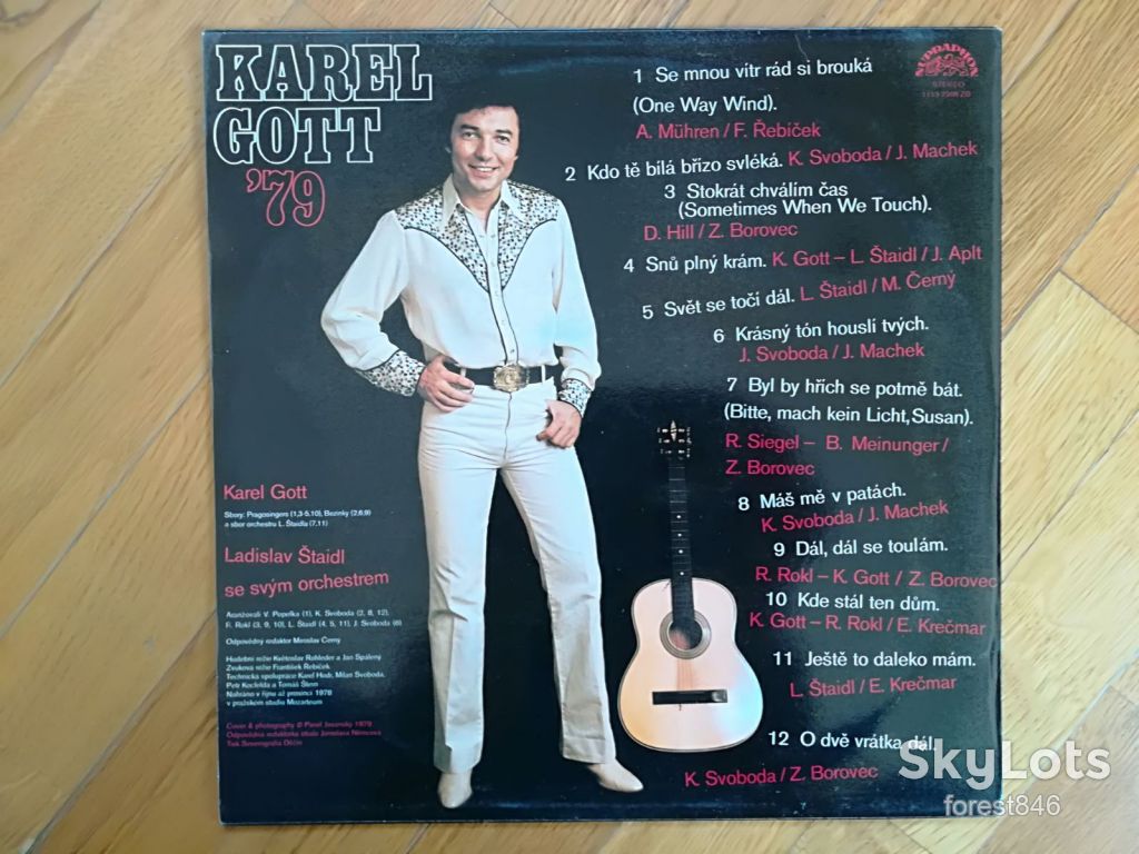 Karel Gott-79  (лам. конв.)  (3)-Ex., Чехословакия - фото фото фото 1
